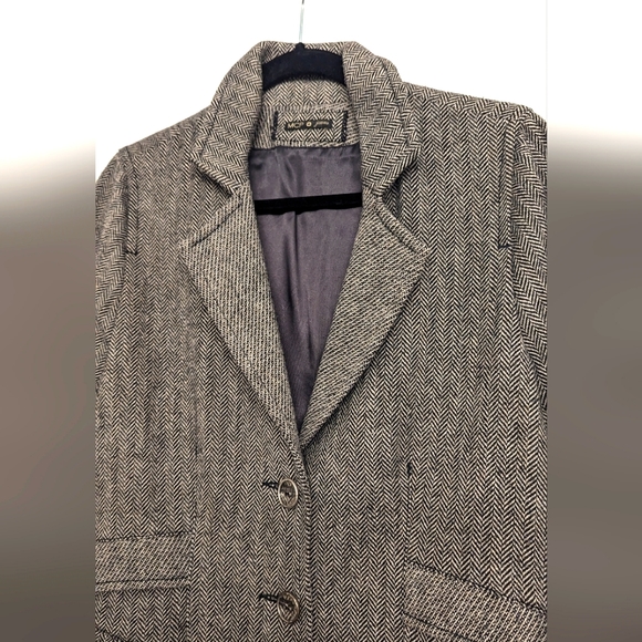 MC Planet French herringbone car coat - Picture 2 of 5